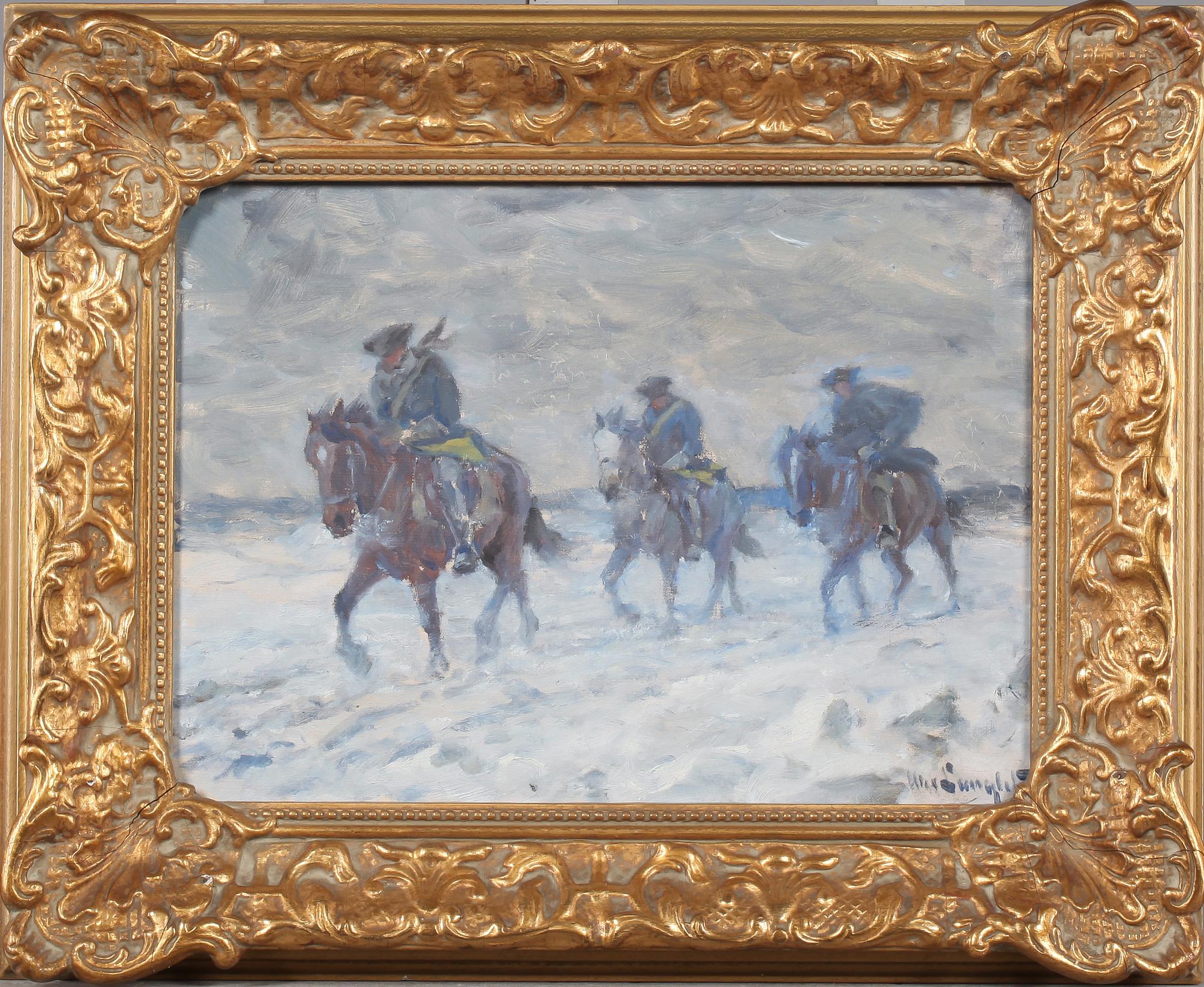 ALEXANDER LANGLET, olja på duk, signerad.