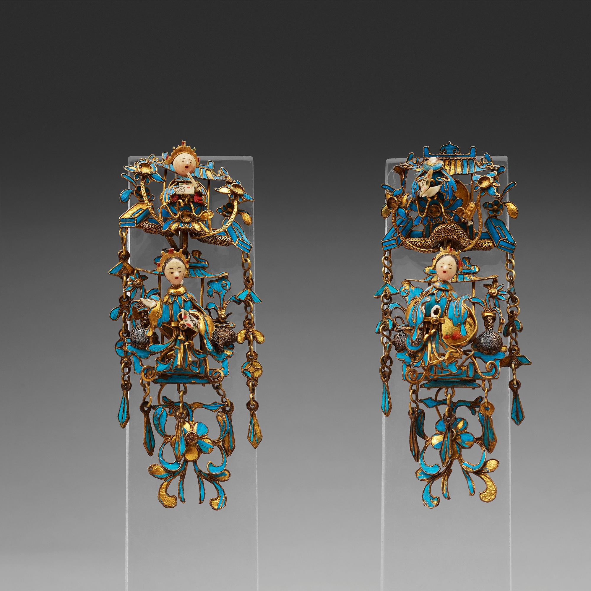 Qing dynasty earrings shop
