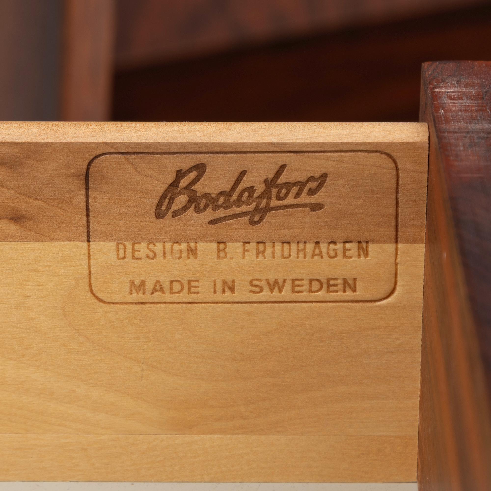 Bertil Fridhagen, bokhylla, 4 delar , Bodafors 1960-tal.