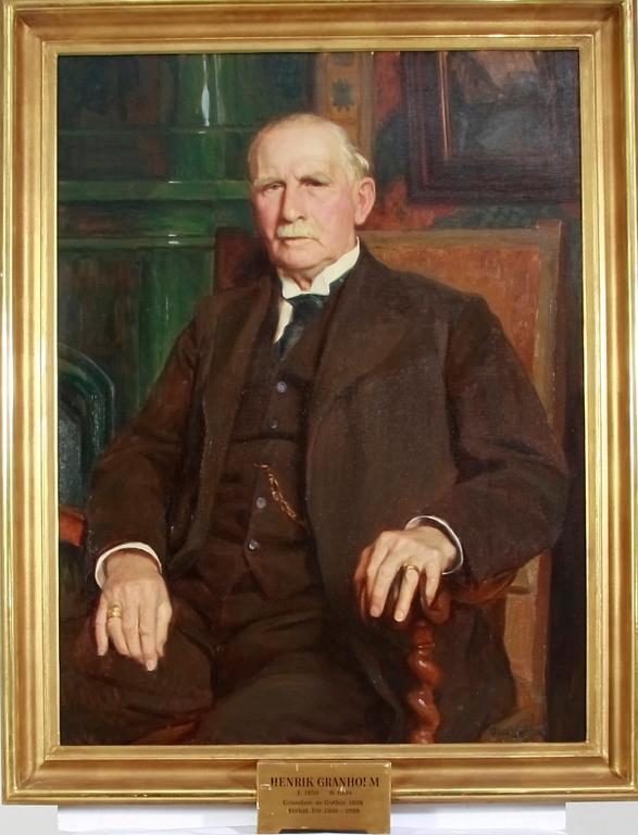 BJÖRCK, OSCAR, olja på duk, sign.