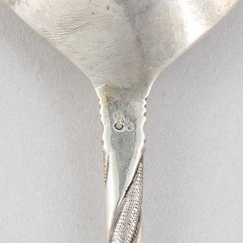 A silver spoon, Scandinavia, 18th Century.