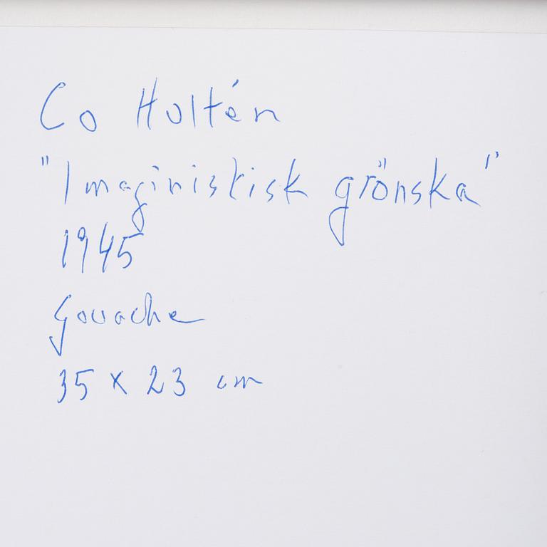 CO Hultén, "Imaginistisk grönska".