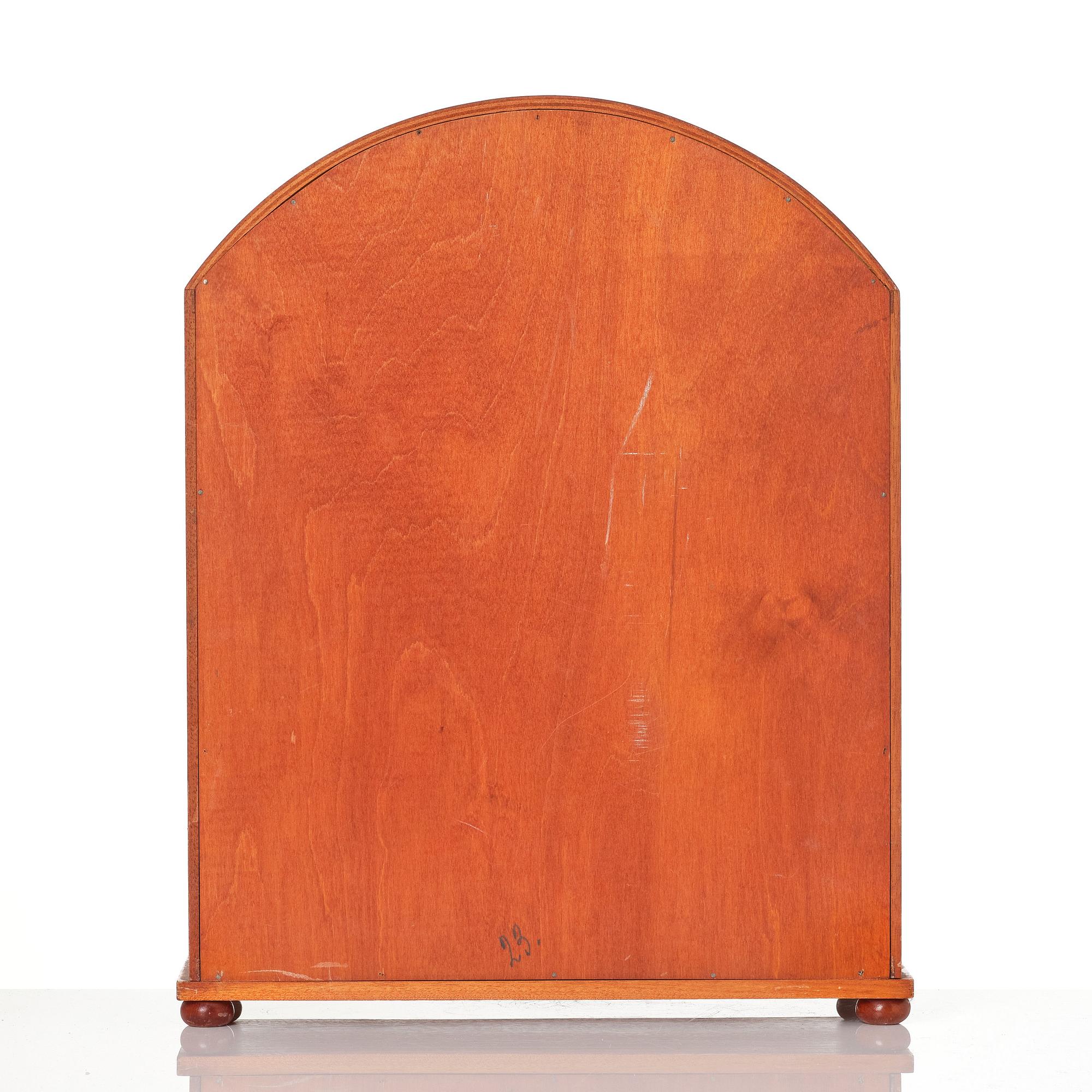 Josef Frank, a model 2070 mahogany table display cabinet, Svenskt Tenn, prior to 1985.