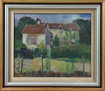 OKÄND KONSTNÄR, olja på duk, sign Lundin.