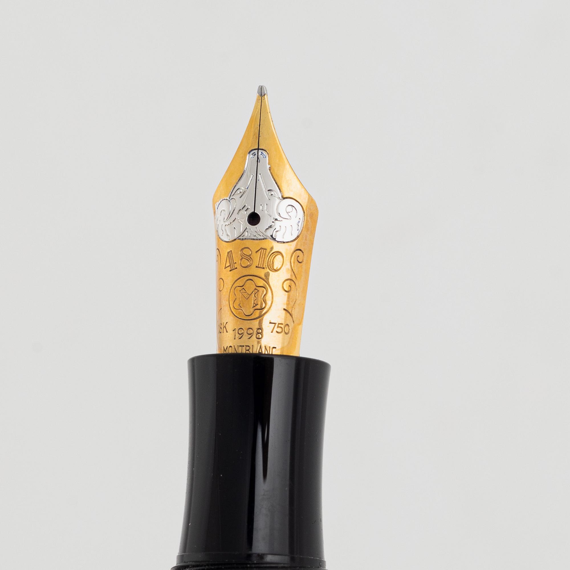 Fountain pen, Mont Blanc"Hommage à Alexander The Great", Mont Blanc.