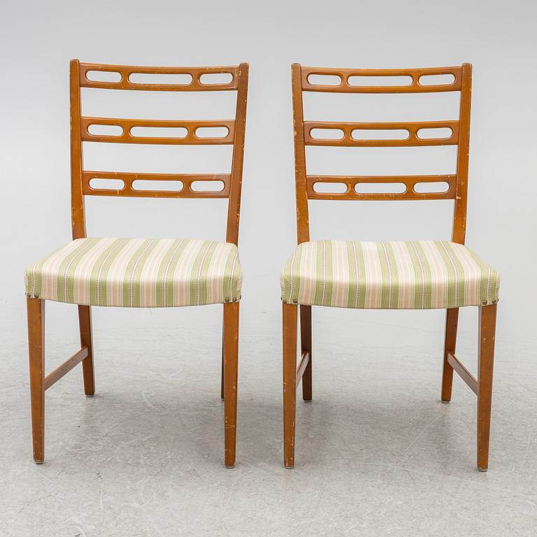 David Rosén, stolar, 6 st, "Futura", Nordiska Kompaniet, 1950-tal.