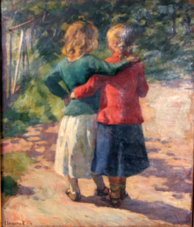 GAD FREDERIK CLEMENT, olja på duk, sign och dat -16.