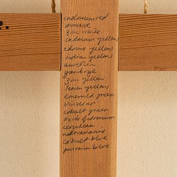 MARIA LALIC, 1995, duk, signerad.