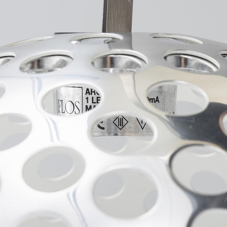 Achille & Pier Giacomo Castiglioni, an 'Arco' ceiling lamp, Flos, Italy.