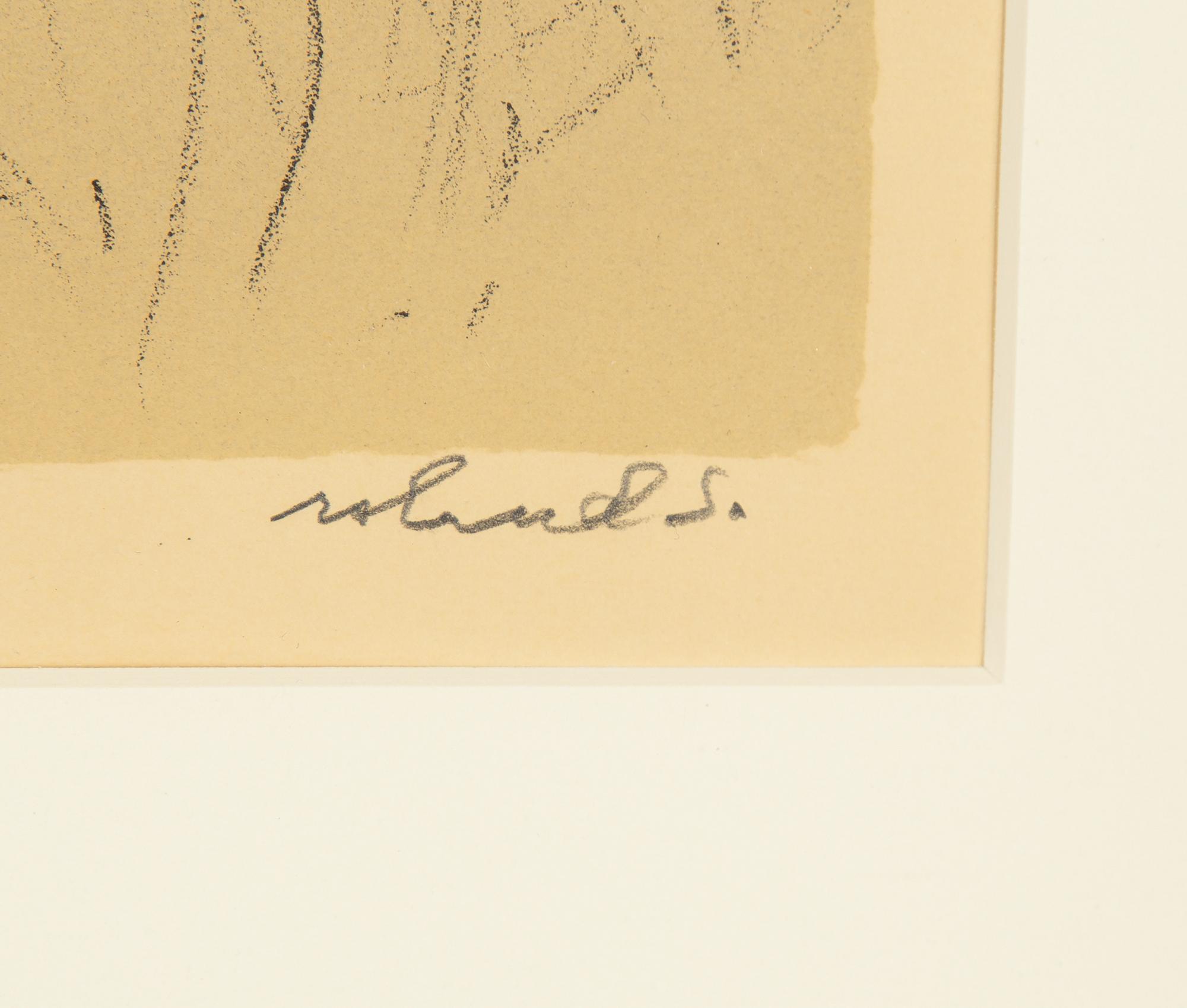 Roland Svensson, 2 litografier, signerade och numrerade.