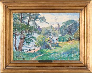 Prins Eugen, "Djurgårdsgrönska" (Lush green scene from Djurgården, Stockholm).
