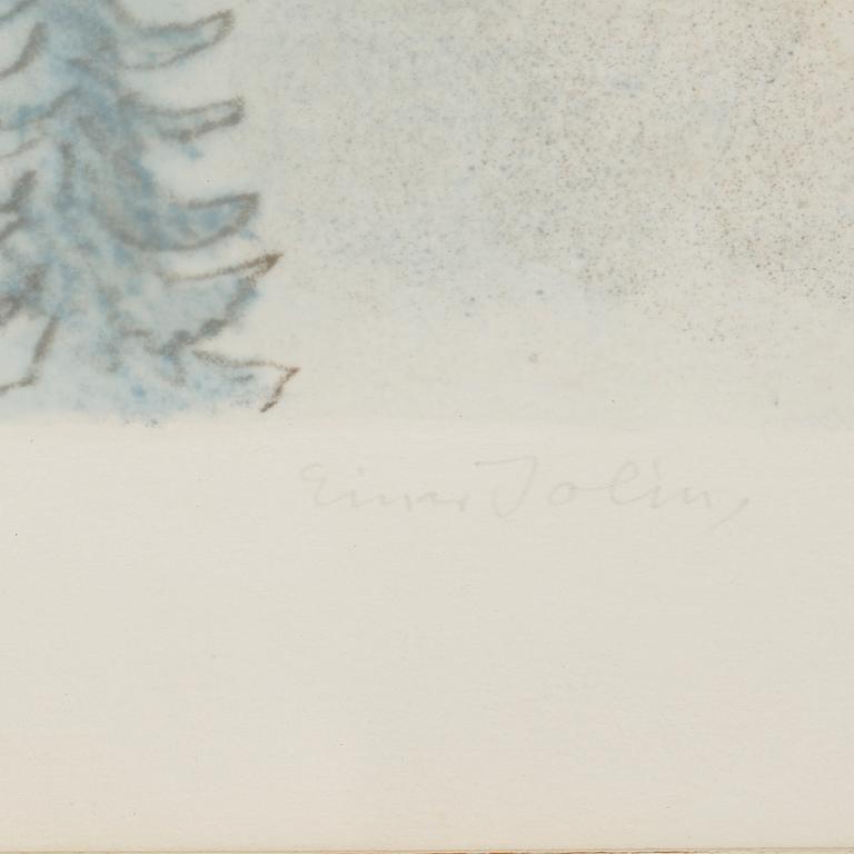 EINAR JOLIN, färglitografi, signerad och numrerad 142/260.