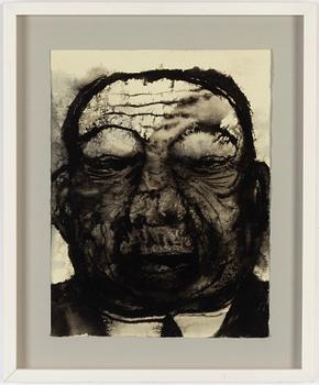 Elina Merenmies, gouache på papper, signerad och daterad 2003 a tergo.