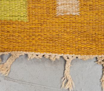 INGEGERD SILOW, MATTO, flat weave, ca 236 x 163,5-166  cm, signerad IS.