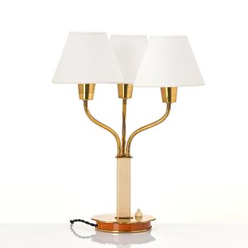 Harald Notini, a table lamp, model '15484', Arvid Böhlmarks Lampfabrik, Sweden, 1940s.