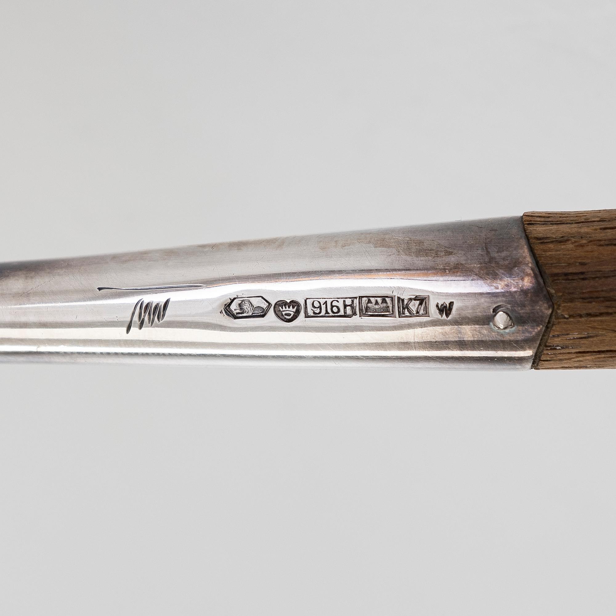Tapio Wirkkala, skålar, 3 st, modeller TW 85 och TW 4, silver, Kultakeskus, Tavastehus 1963-64.