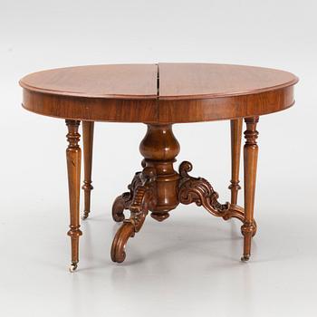 A dining table, second half of the 19th Century.