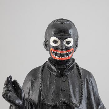Makode Linde, sculpture painted plastic signed.