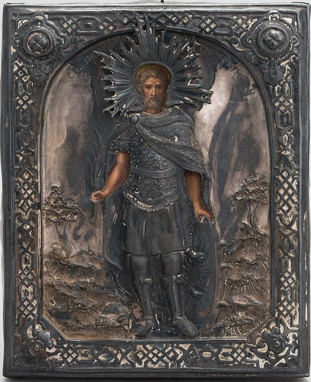 A Russian icon dated 1868 St. Petersburg.