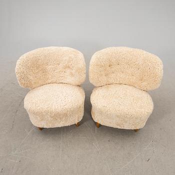 Chairs, a pair, probably Finland, first half of the 20th century.