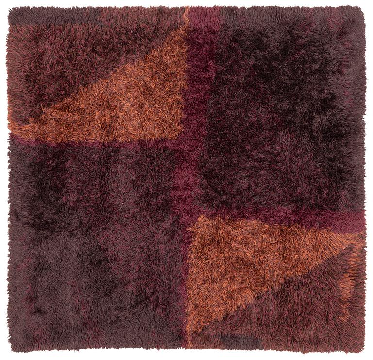 Timo Sarpaneva, matta, "D-4" rya, ca 197 x 201 cm, Villayhtymä Oy - Uniwool Ltd.