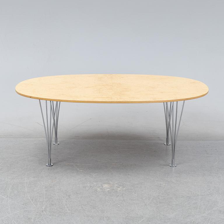 Bruno Mathsson, & Piet Hein, soffbord, "Superellips", Mathsson International.