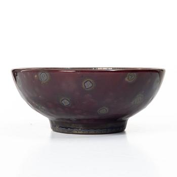 Wilhelm Kåge, An 'Argenta' bowl and vase, Gustavsberg.