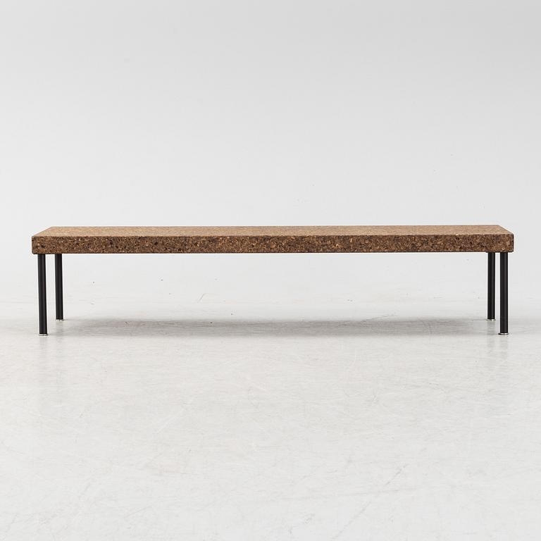 A 'Sinnerlig' bench by Ilse Crawford for Ikea, 2015.
