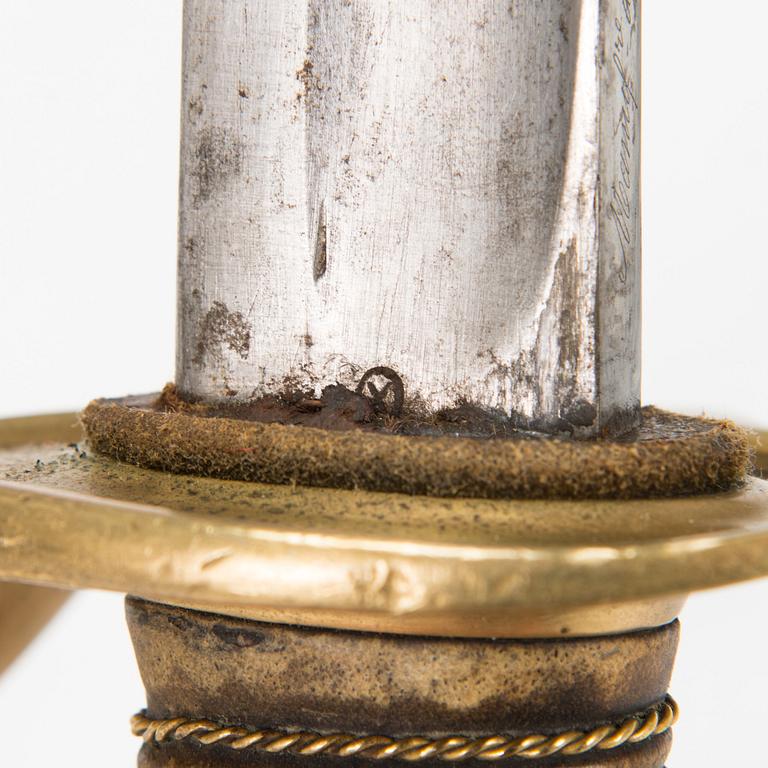 A French cavalry sabre model 1822.