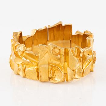 A Björn Weckström bracelet 18K gold "Tenochtitlan", for Lapponia.