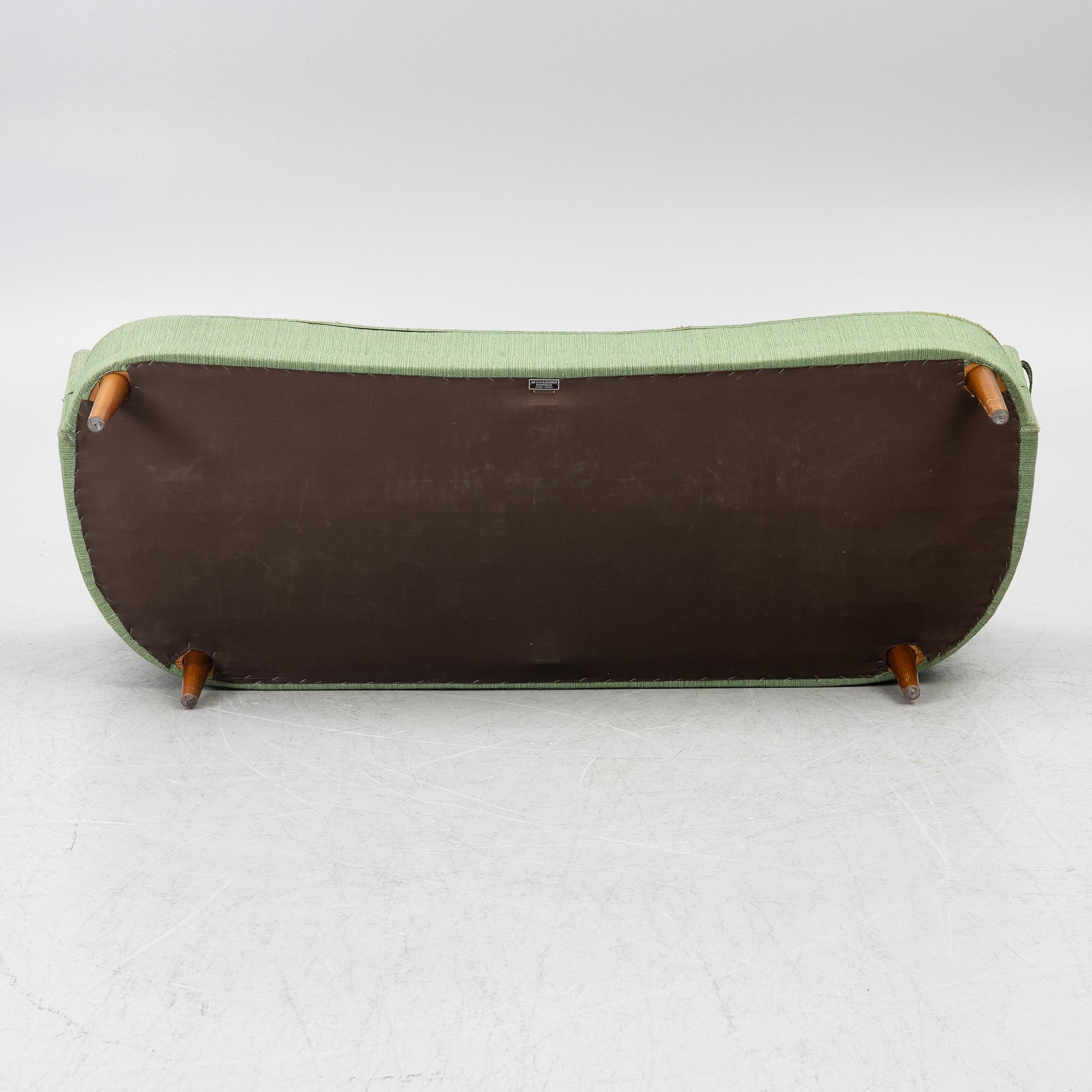 Carl Malmsten, a sofa, "Samsas", second half of the 20th century.