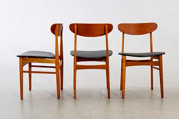 Stolar, 4 st, Danmark, 1950-60-tal.