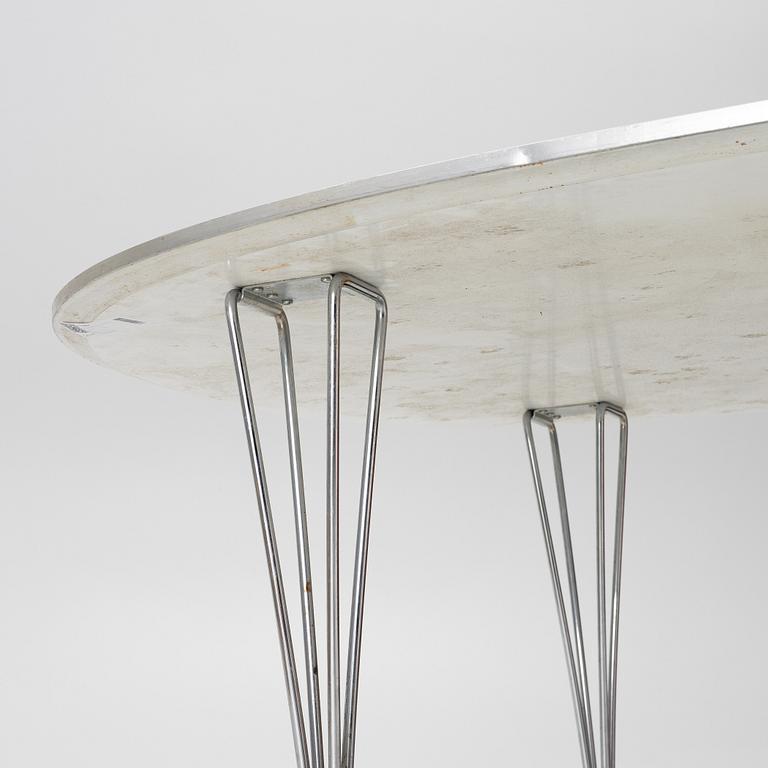 Bruno Mathsson & Piet Hein, dining table, “Superellipse”, Fritz Hansen, Denmark.
