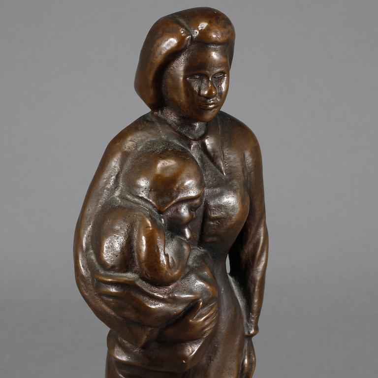 OKÄND KONSTNÄR, brons, signerad Holger samt daterad -49.