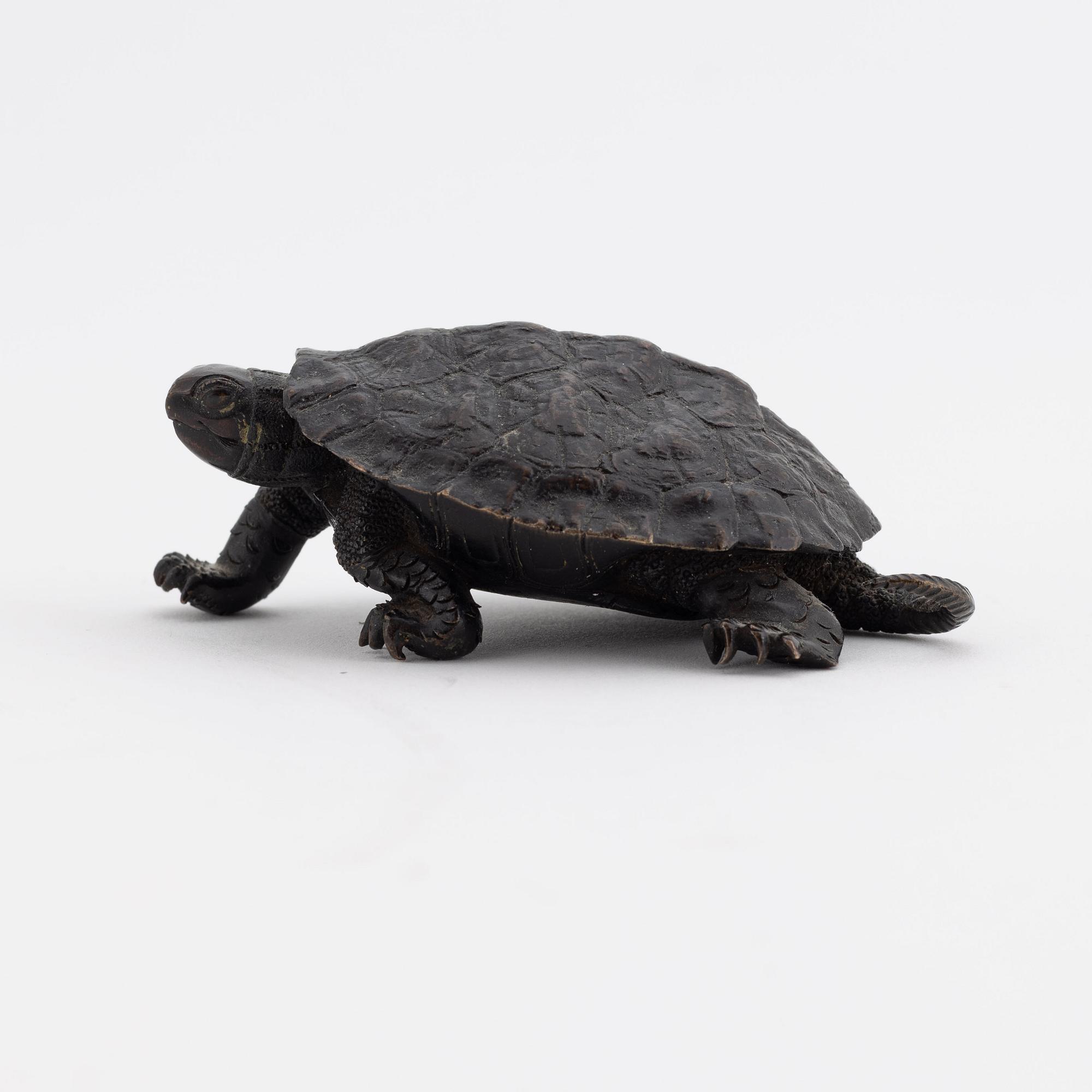 Figurin, brons, Japan, Meiji (1868-1912).