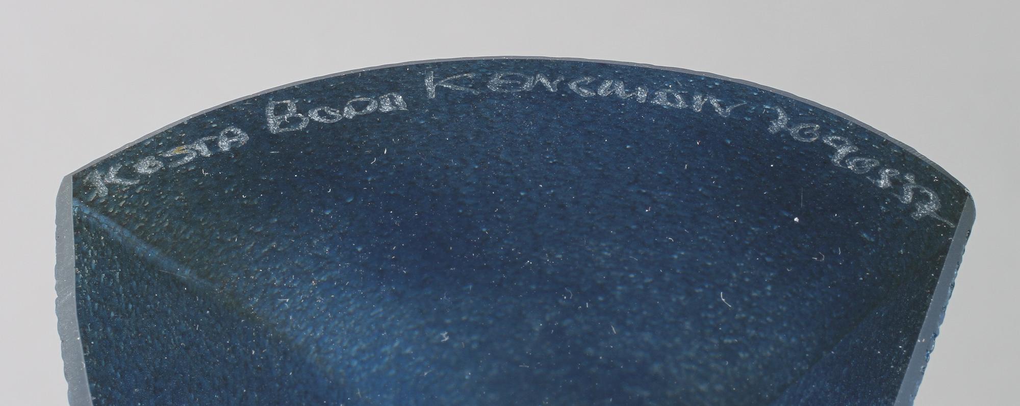 KJELL ENGMAN, skulptur, glas, Kosta Boda, signerad, 1900-tal.