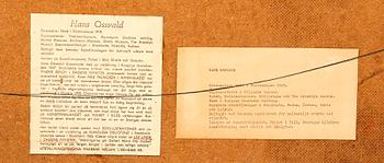 Hans Osswald, oil on canvas, signed.