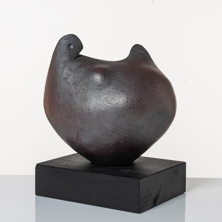 Claes Thell, skulpturer, 2 st, signerade.