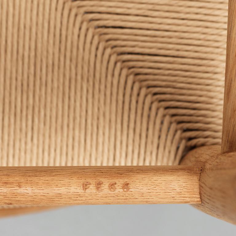 HANS J WEGNER, a "CH37" chair for Carl Hansen & Søn, Denmark, 1950-60's.