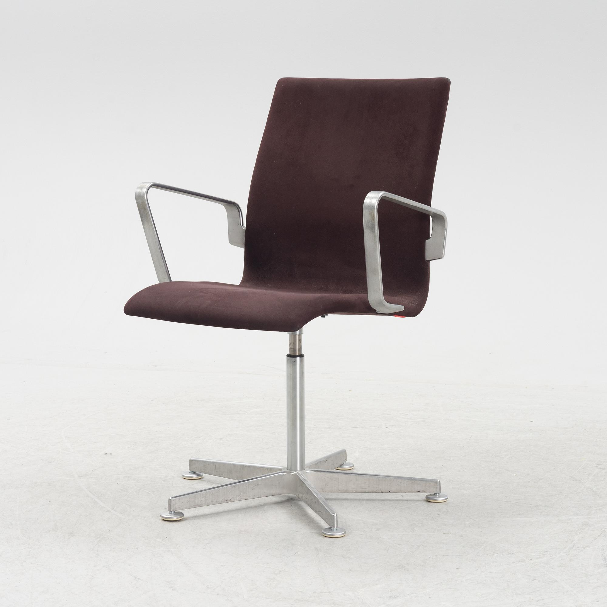 Arne Jacobsen, an 'Oxford' desk chair, Fritz Hansen, Denmark.