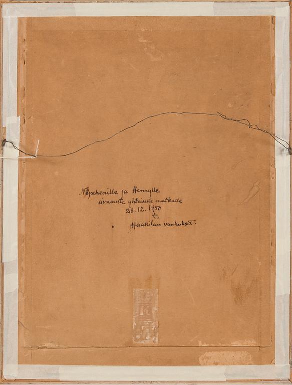 Mikko Carlstedt, water colour, signed and dated-19.