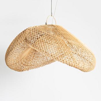A pair of ceiling lamps, contemporary.
