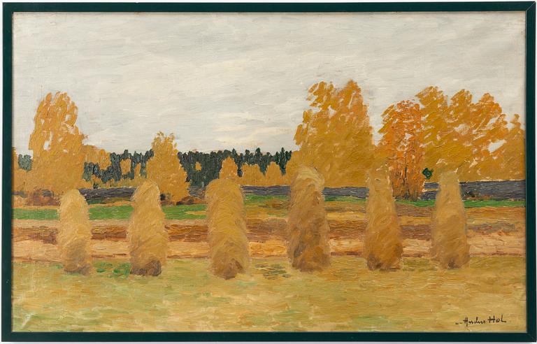 Anders Hol, Hay bales.