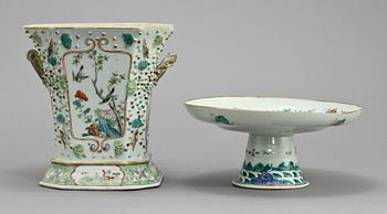 PARTI PORSLIN, 2 delar, Kina, 1800-tal.