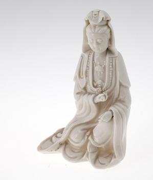 FIGURIN, porslin, blanc de chine, Kina, 1800/1900-tal.