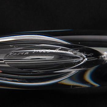 A Glass Fish, signed Kosta 91623 Lindstrand.