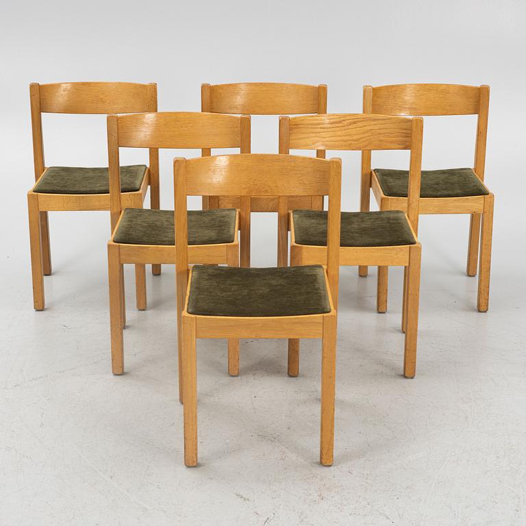 Axel Larsson, chairs, 6 pcs, "Chair 312", Balzar Beskow.