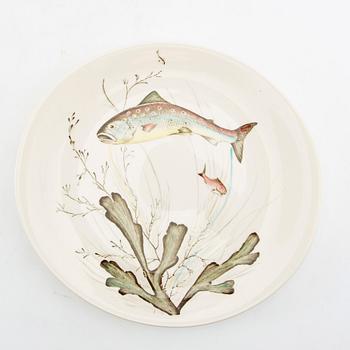 Fiskservis, 30 delar, flintgods, "Fish", Johnson Bros, England.