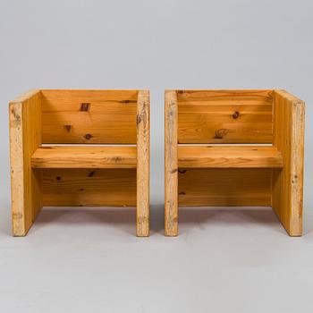 Stools, a pair from the 1970s.