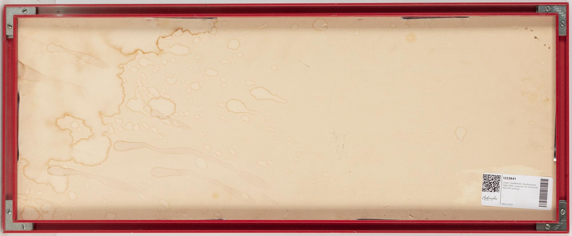 BARBARA KRUGER, serigrafi, 1983, ur den osignerade utgåvan av multipeln.